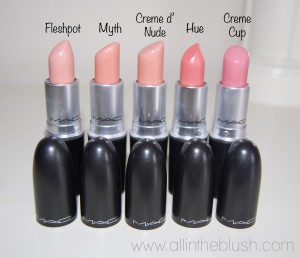 Review: MAC Nude Lipsticks - All In The Blush