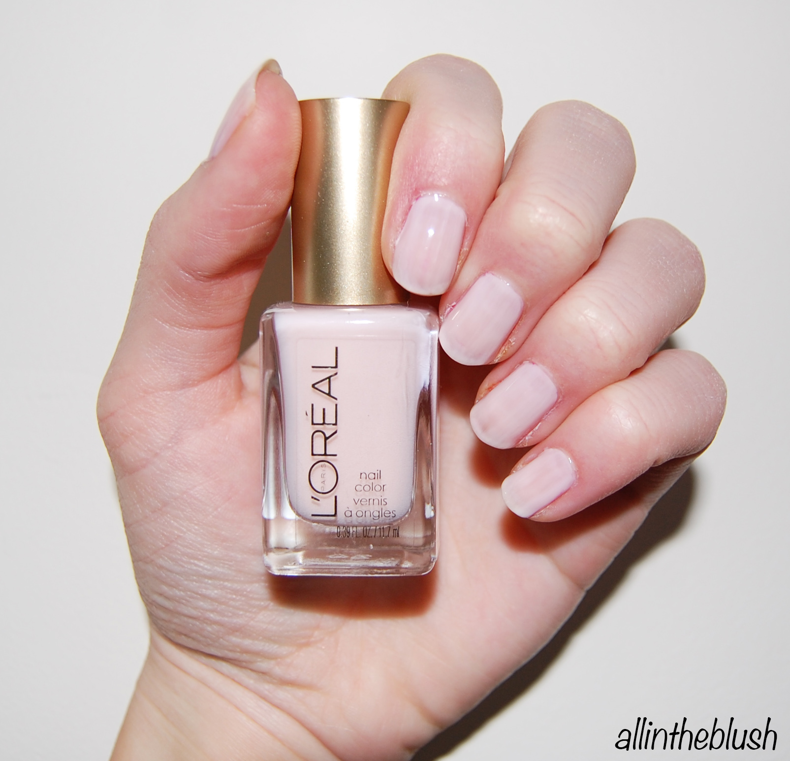 Lave om betale Vedhæft til Dupe: Essie Ballet Slippers VS. L'Oreal How Romantic Nail Polish - All In  The Blush