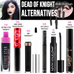 Kylie Cosmetics Dead of Knight Liquid Lipstick Dupes