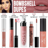 huda beauty bombshell lipstick dupes liquid matte dupe blush makeup