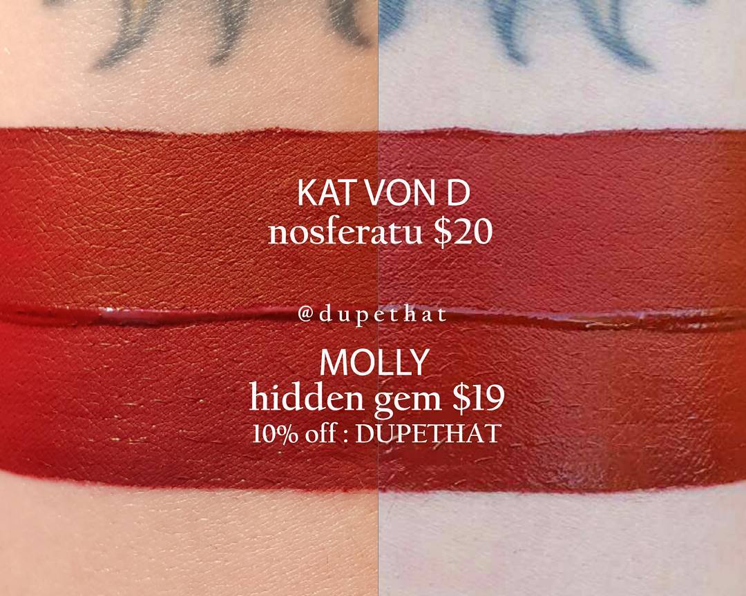 Kat D Fur Atoo Everlasting Liquid Lipstick Dupes - All In The