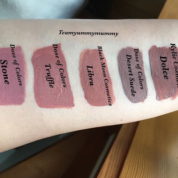 Dose of Colors Truffle Liquid Lipstick Dupes - All In The Blush