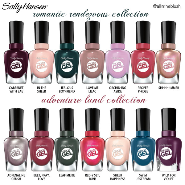 Review Sally Hansen Miracle Gel Travel Stories Collections All In