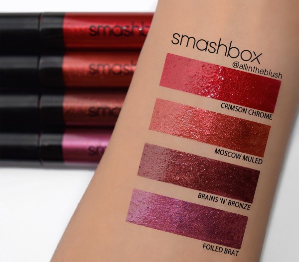 Review Smashbox Be Legendary Metallic Finish Liquid Lipsticks All In The Blush