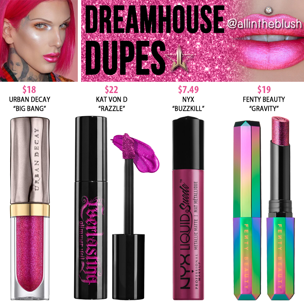 Jeffree Star Dreamhouse Velour Liquid Lipstick Dupes All In The Blush