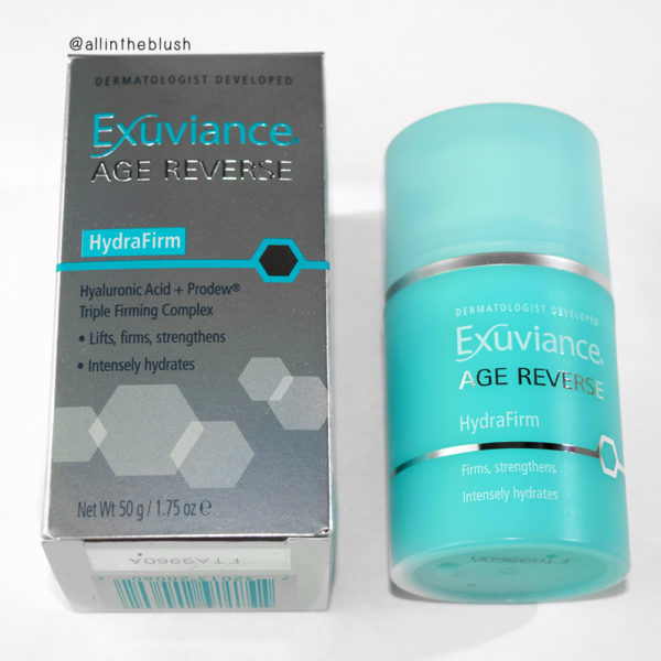 Review: Exuviance Age Reverse Hydrafirm - All In The Blush