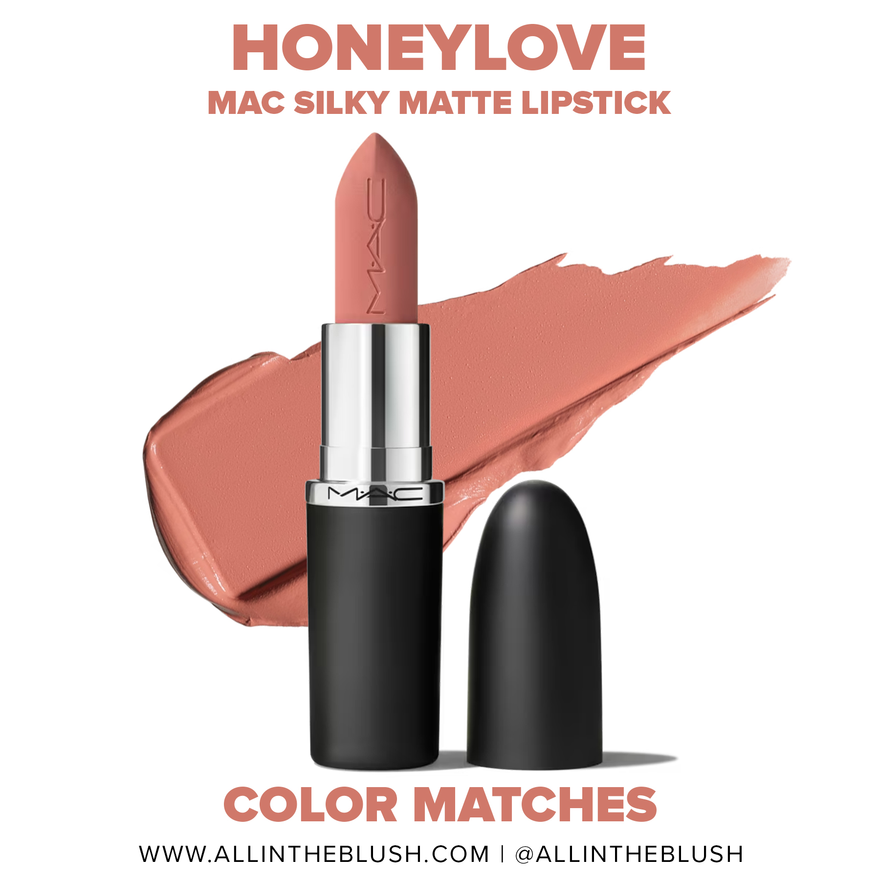 MAC Matte Lipstick- Honeylove