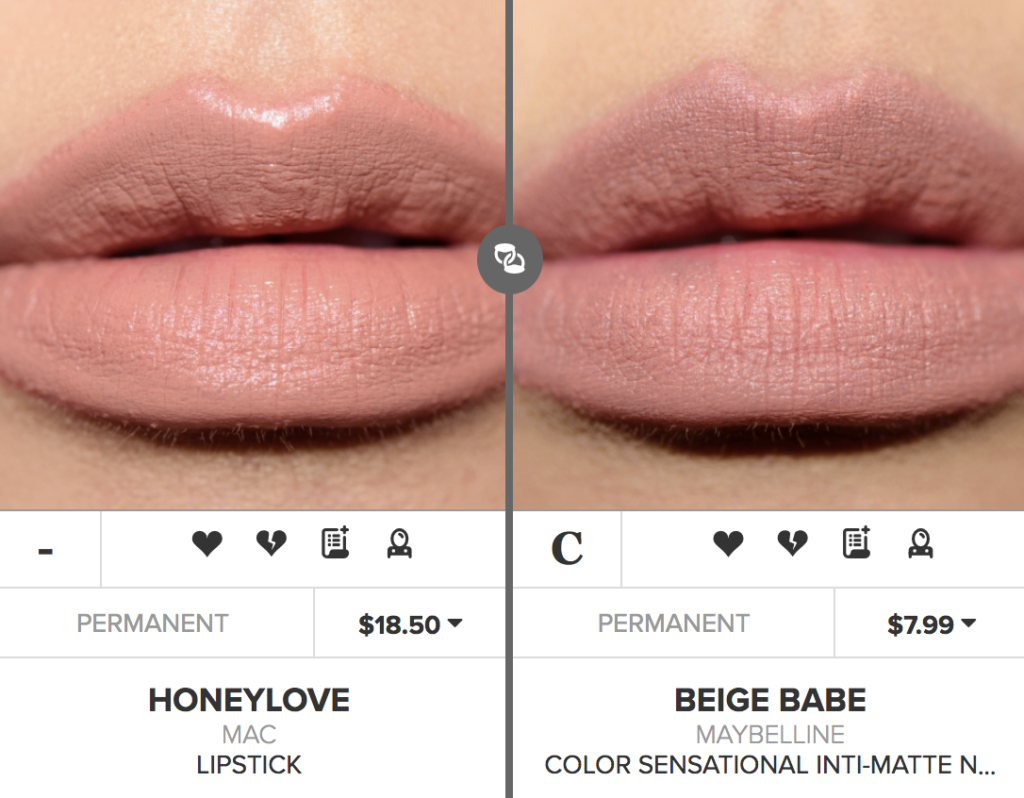 MAC Honeylove Lipstick Dupes