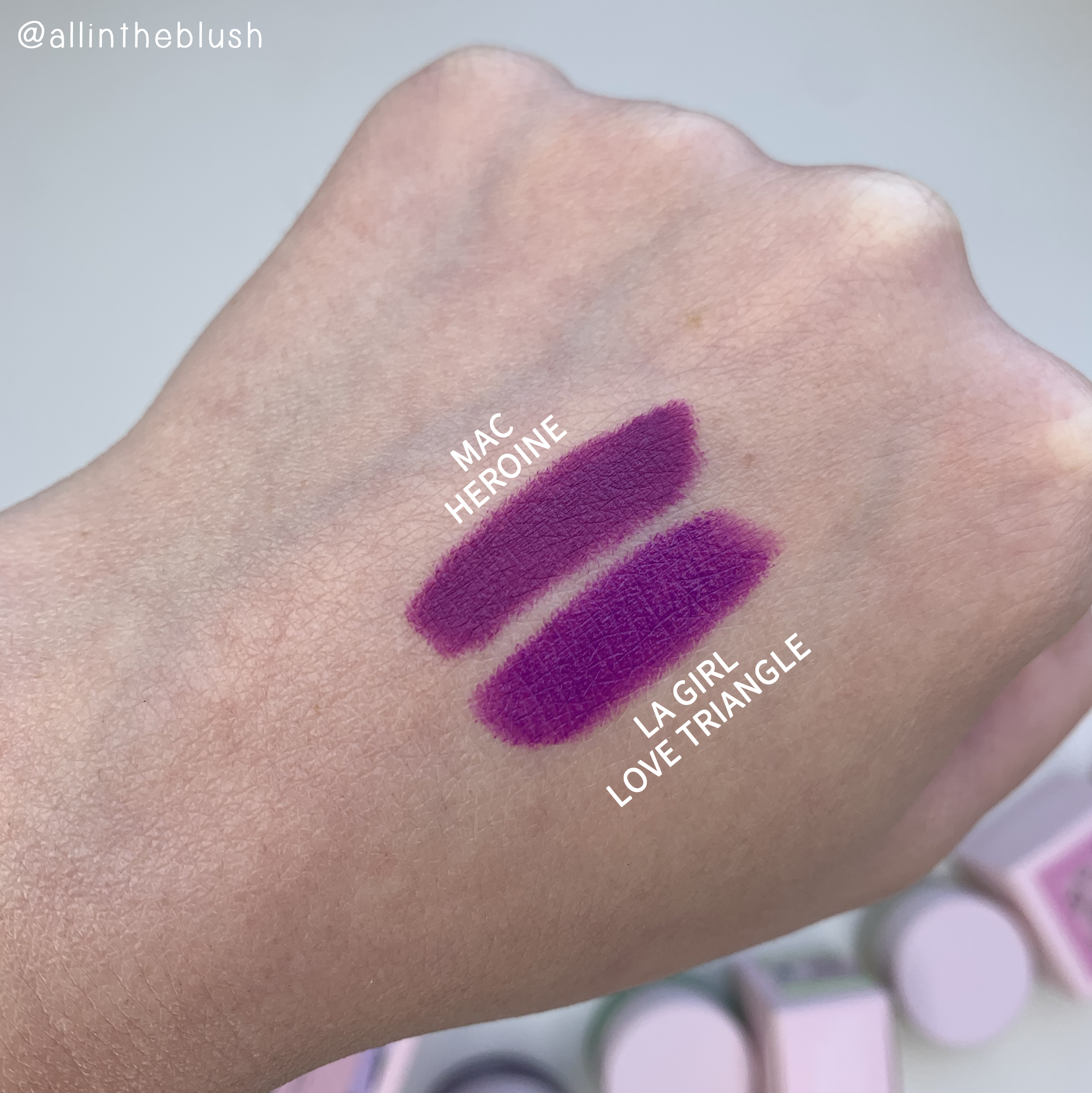 MAC Heroine Lipstick Dupes - All In The Blush