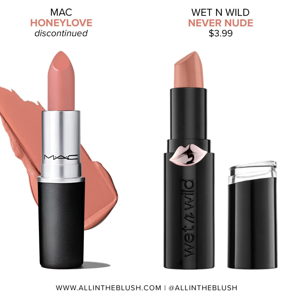 MAC Honeylove Lipstick Dupes