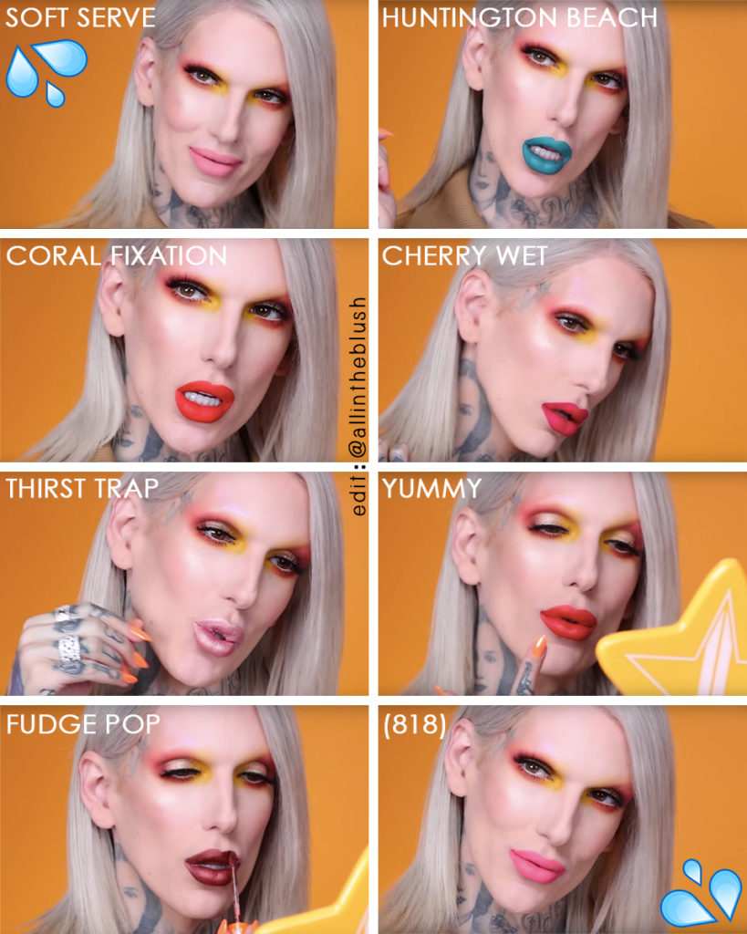 Jeffree Star Thirst Trap Velour Liquid Lipstick Prediction Dupes All