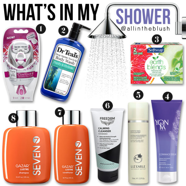 What's in My Shower: Summer 2018 - All In The Blush