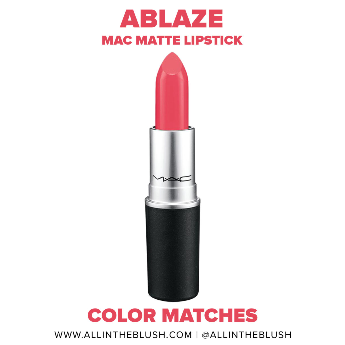 MAC Ablaze Lipstick Dupes