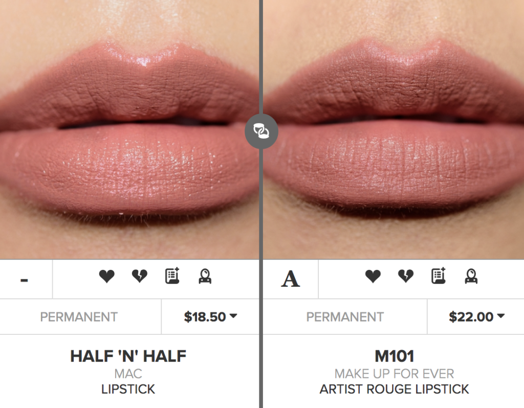 MAC Half 'N Half Lipstick Dupes