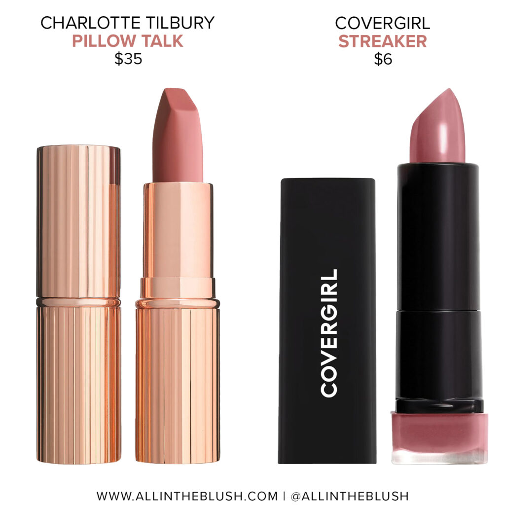 Charlotte Tilbury Pillow Talk Lipstick Dupes