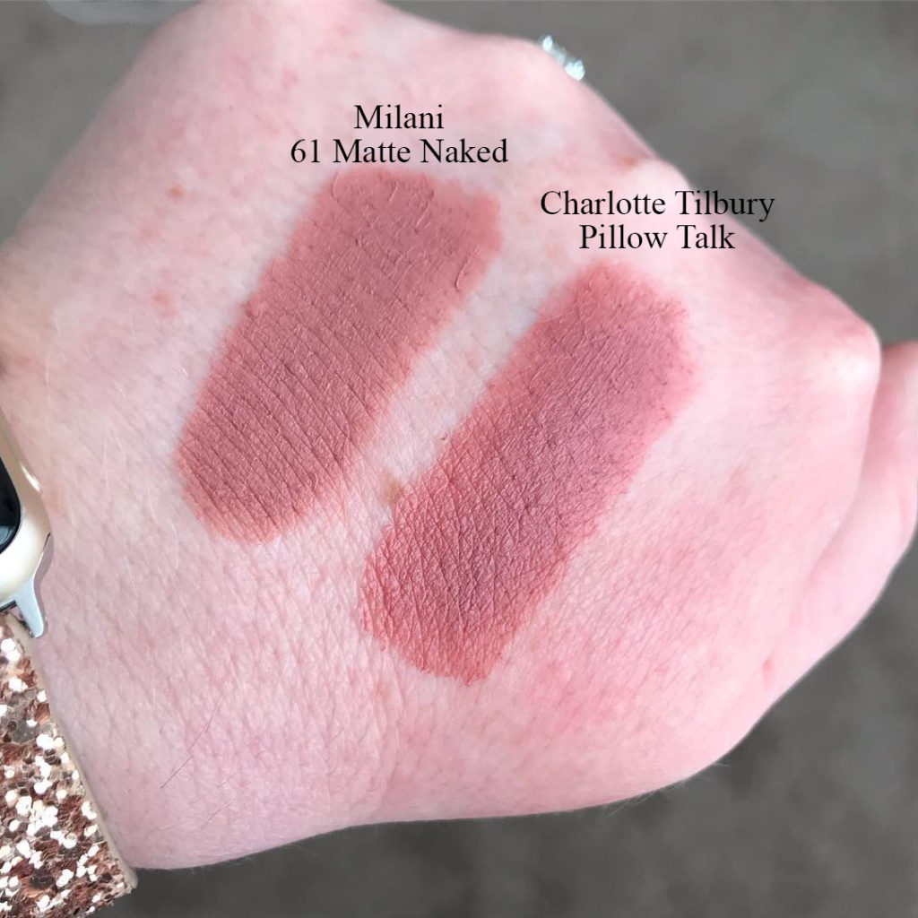 Charlotte Tilbury Pillow Talk Matte Revolution Lipstick Dupes