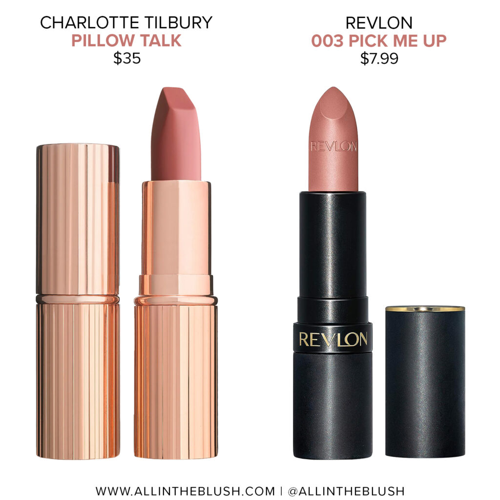 Charlotte Tilbury Pillow Talk Lipstick Dupes