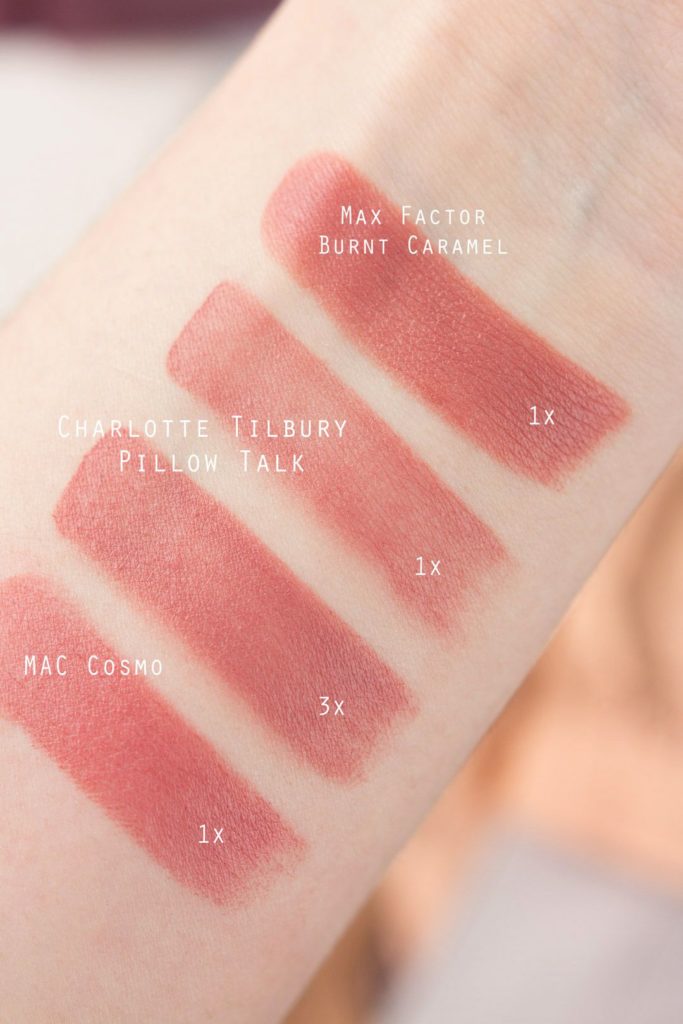 Charlotte Tilbury Pillow Talk Matte Revolution Lipstick Dupes