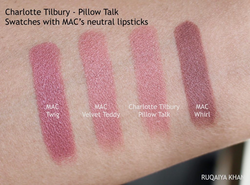 Charlotte Tilbury Pillow Talk Matte Revolution Lipstick Dupes