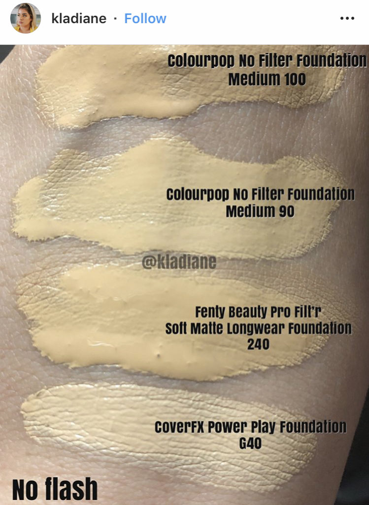 Fenty Beauty 240 Pro Filt'r Soft Matte Longwear Foundation Dupes