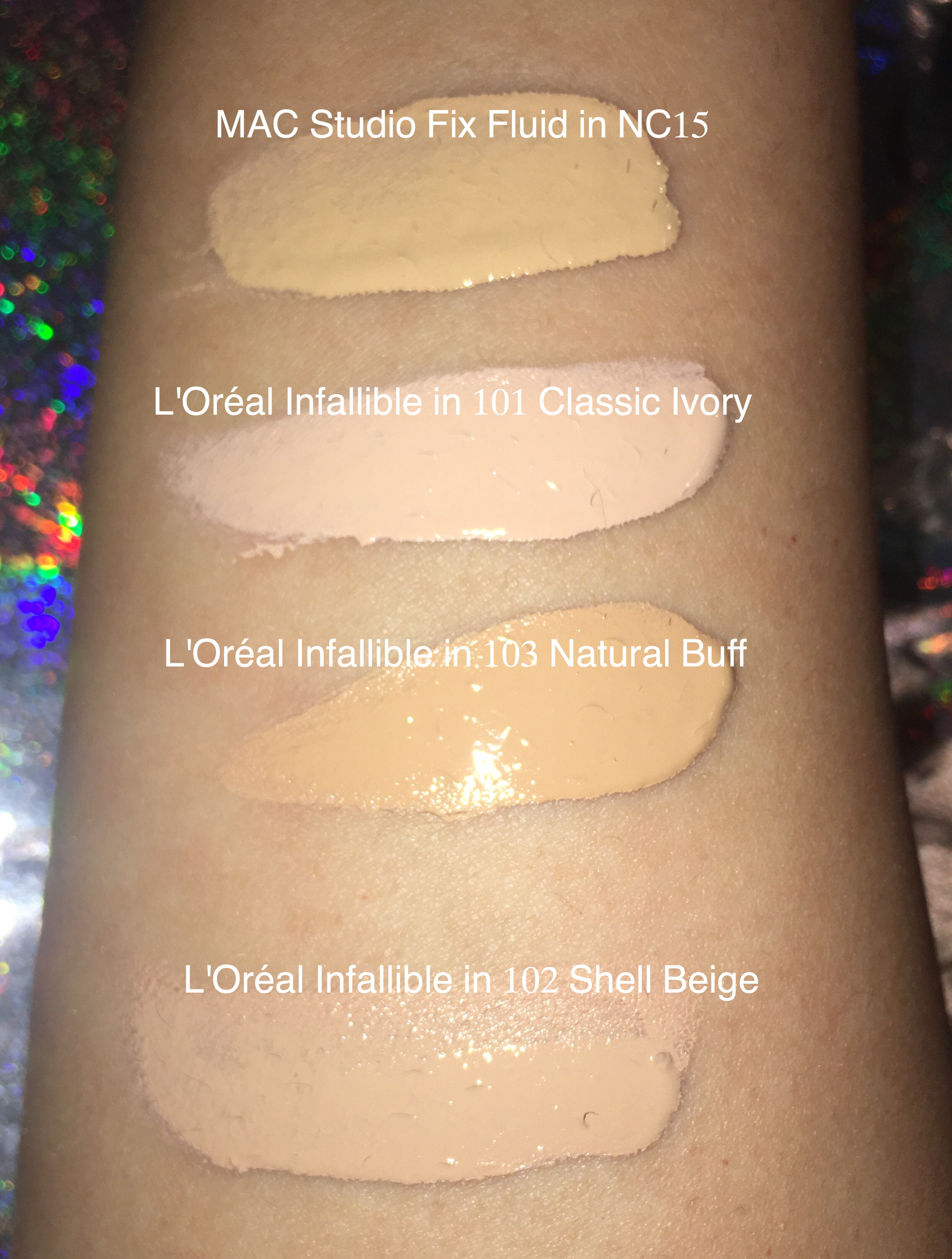 MAC NC15 Studio Fix Fluid Foundation Dupes - All In The Blush