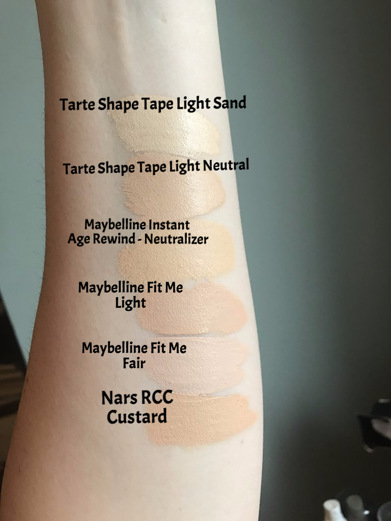 Tarte Light Neutral Shape Tape Concealer Dupes