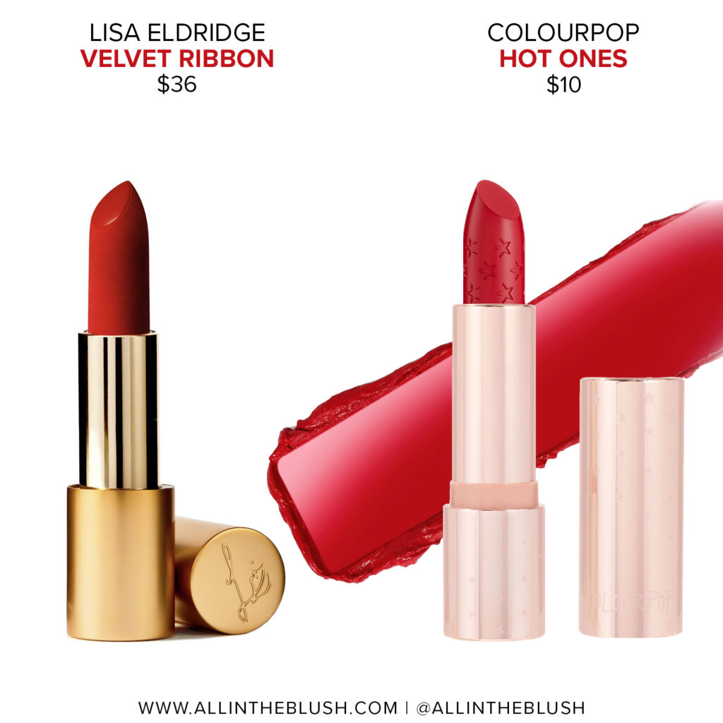 Lisa Eldridge Velvet Ribbon True Velvet Lipstick Dupes