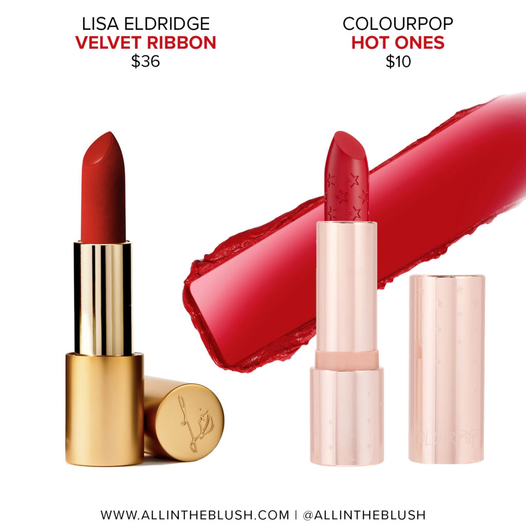 Lisa Eldridge Velvet Ribbon True Velvet Lipstick Dupes