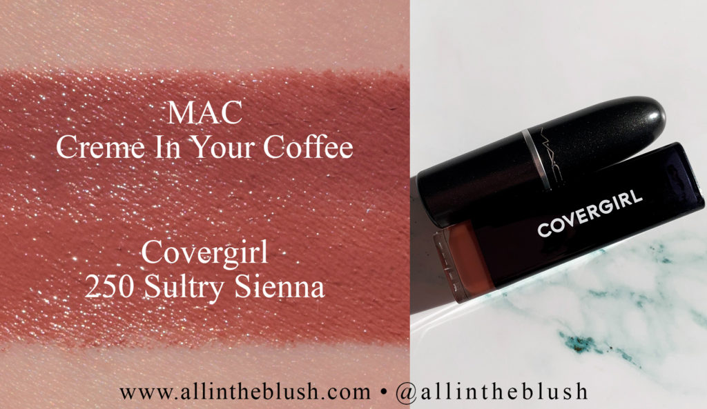 MAC Creme In Your Coffee Lipstick Dupes