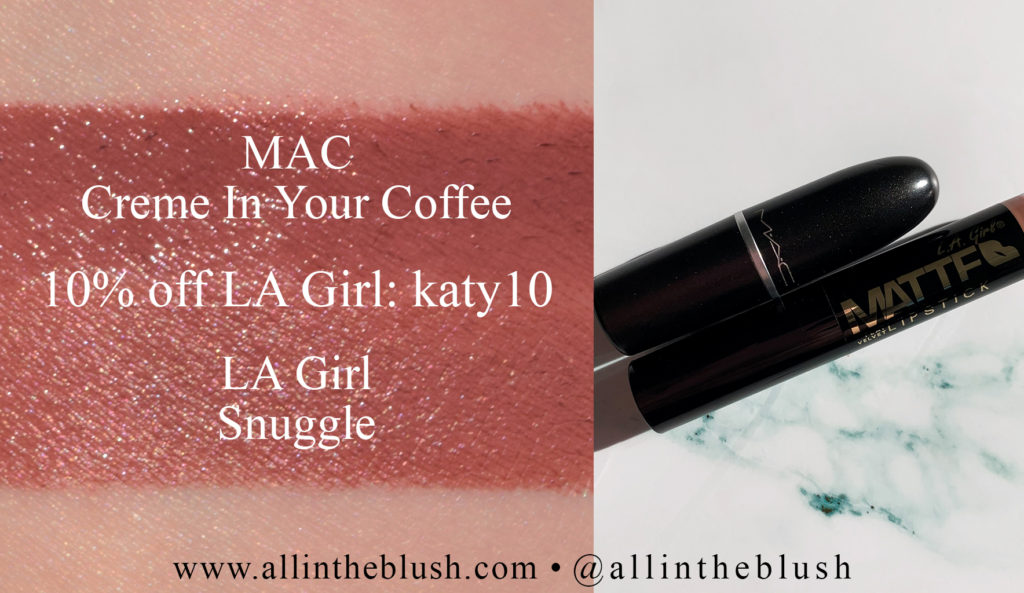 MAC Creme In Your Coffee Lipstick Dupes