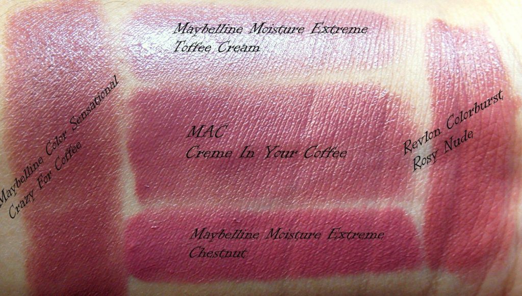 MAC Creme In Your Coffee Lipstick Dupes