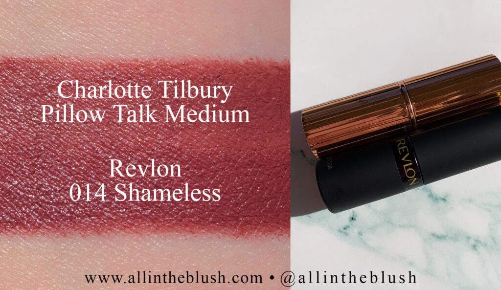 Charlotte Tilbury Pillow Talk Medium Matte Revolution Lipstick Dupes