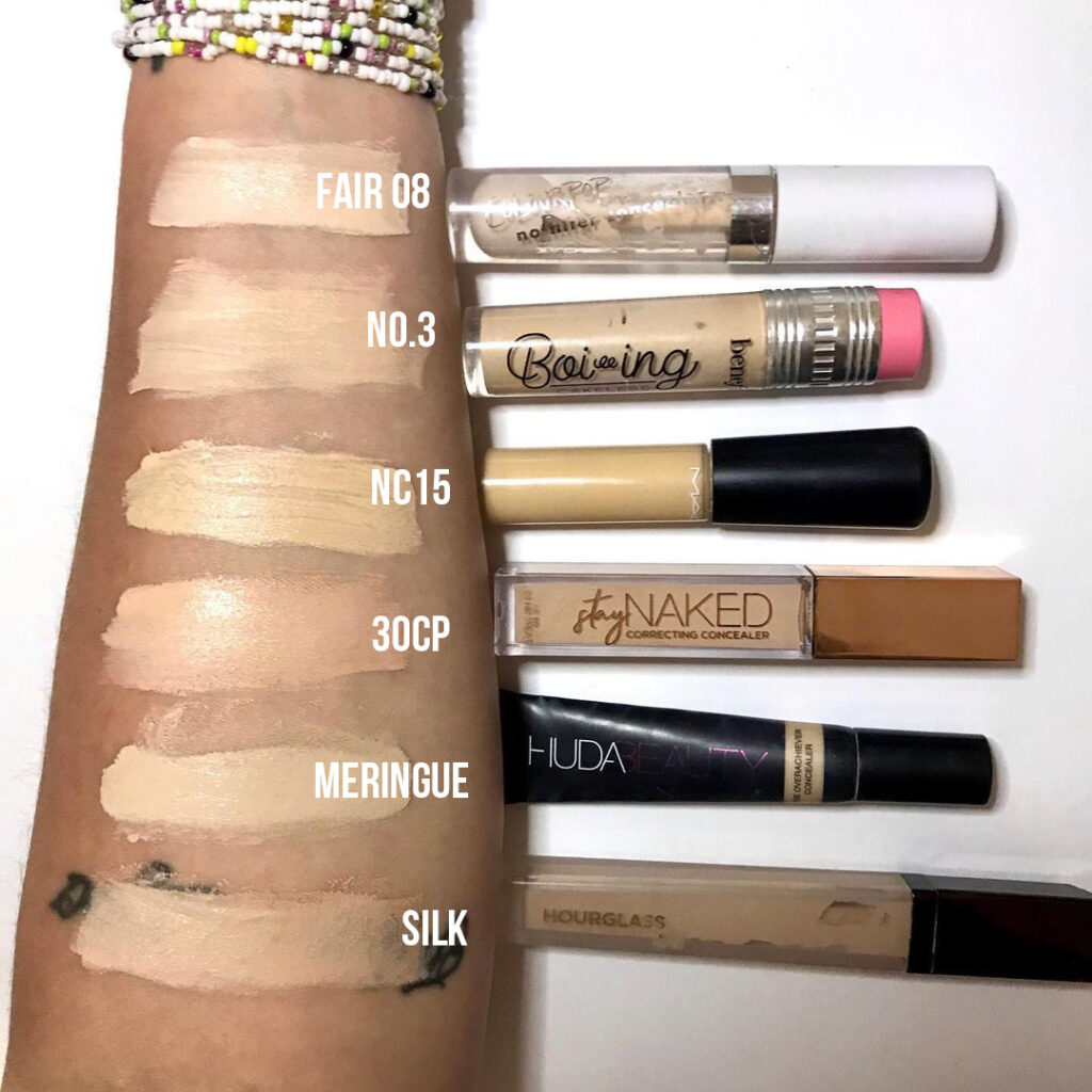 Huda Beauty 04N Meringue The Overachiever High Coverage Concealer Dupes ...