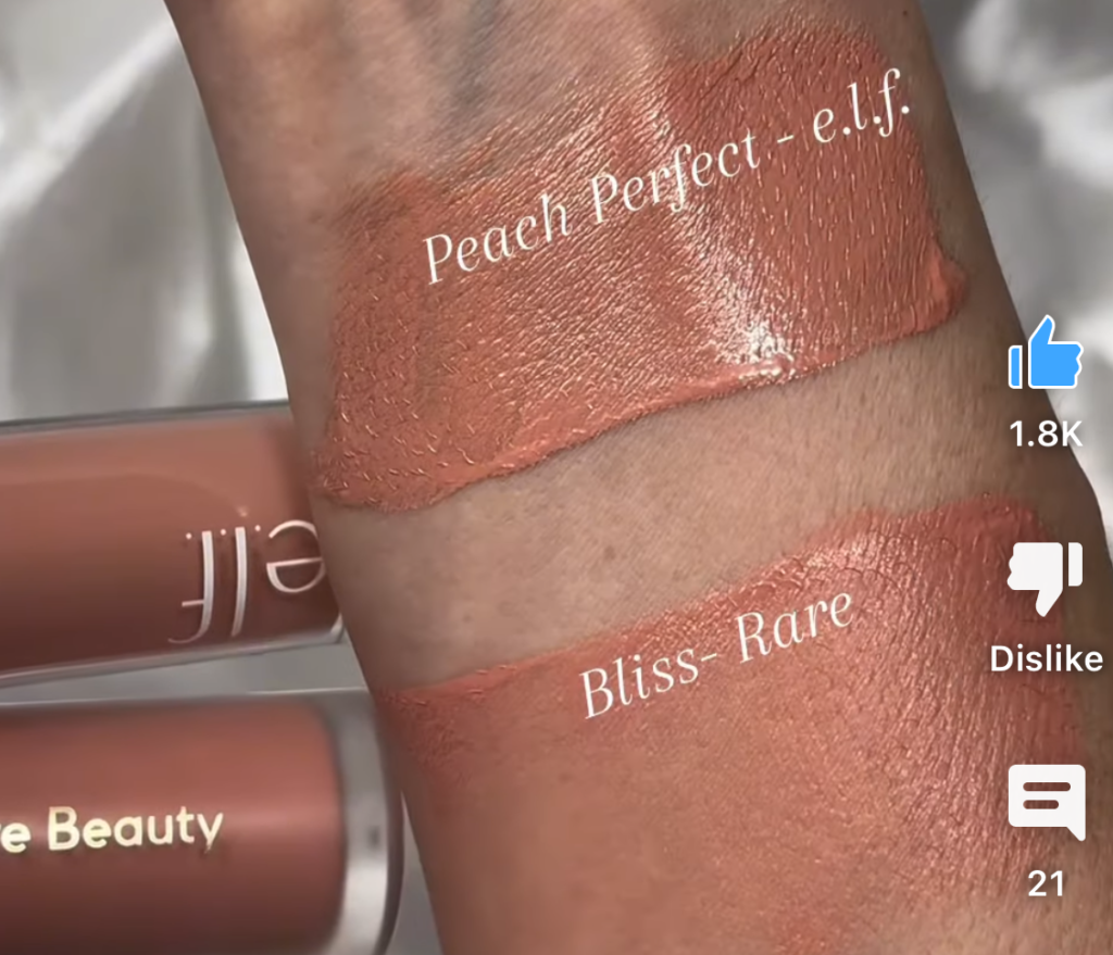 Rare Beauty Bliss Soft Pinch Liquid Blush Dupes