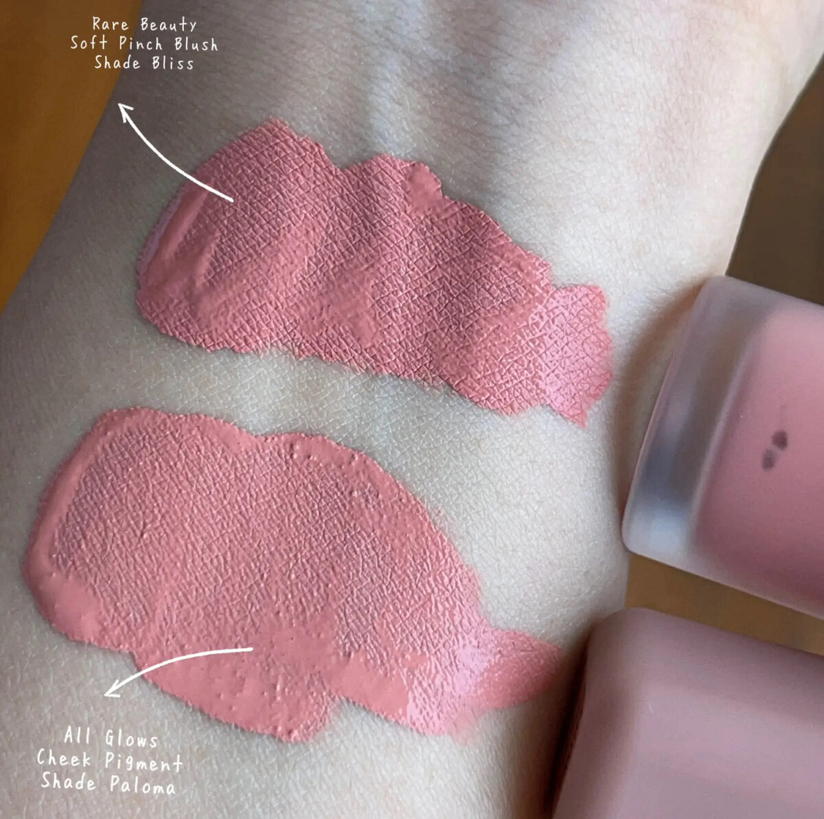 rare beauty bliss & all glows cheek pigment paloma cheek pigment dupe ...