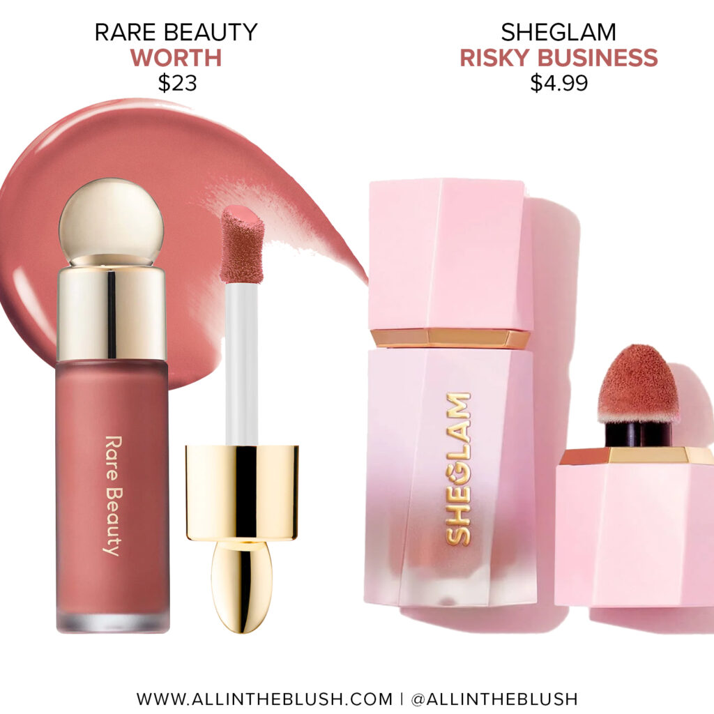 Rare Beauty Worth Soft Pinch Liquid Blush Dupes