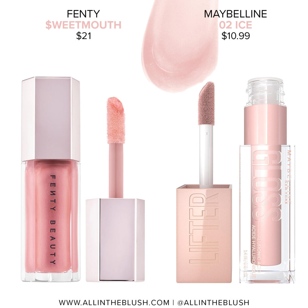 Fenty Beauty $weetmouth Gloss Bomb Dupes