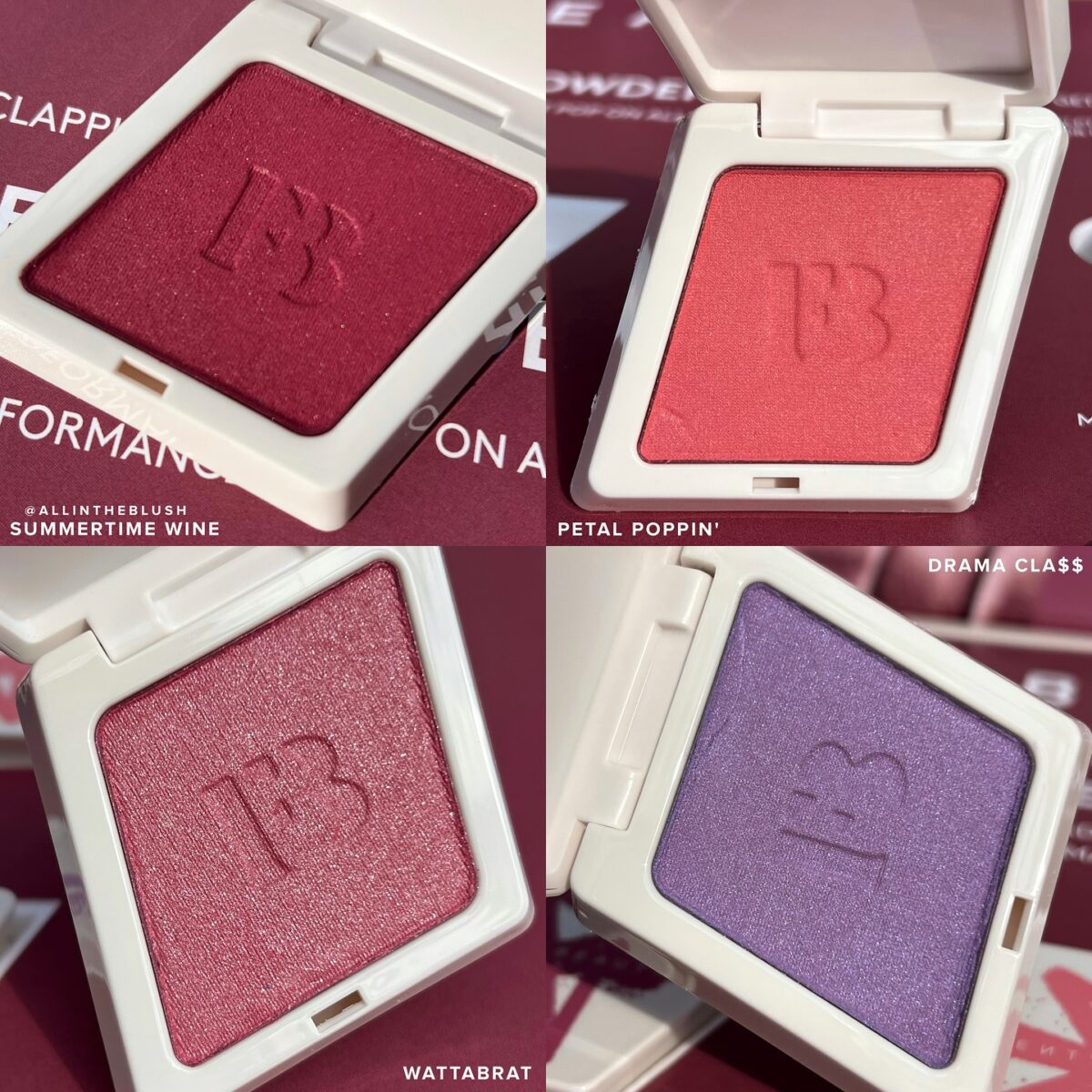 New from Fenty Beauty: Cheeks Suede Waterproof Powder Blush