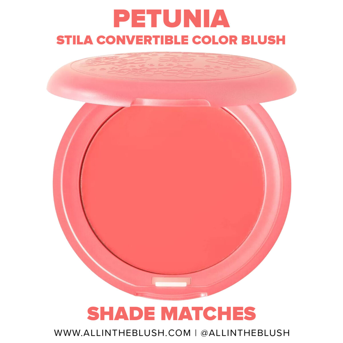 Stila Petunia Convertible Color Cream Blush Shade Matches